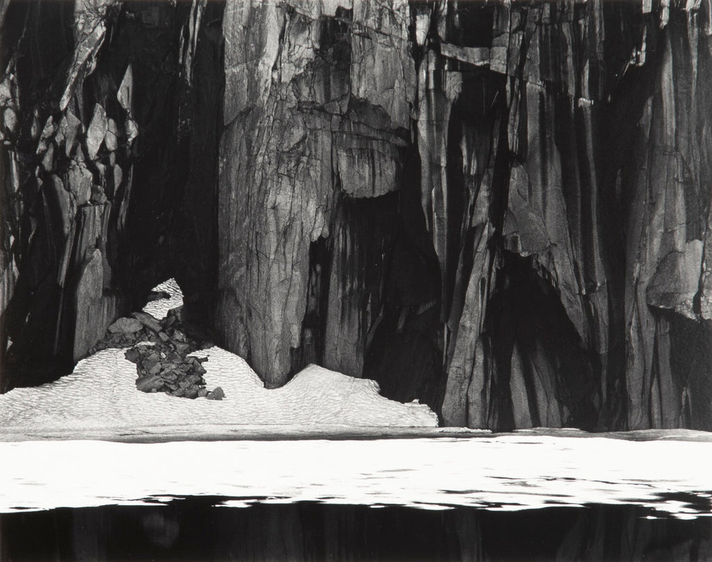 Frozen Lake and Cliffs Original Photograph Ansel Adams 