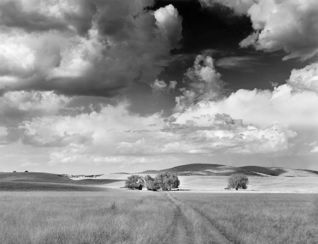 Farm and Clouds, Mule Creek, New Mexico Shop Alan Ross 11"x14" 