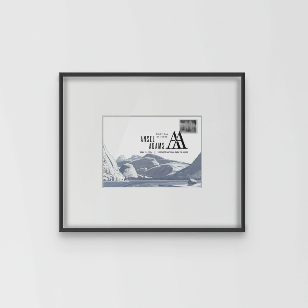 Aspens, Dawn - Limited Edition Framed Ansel Adams Stamp Shop_Repro_MR Ansel Adams Gallery Tenaya Lakeside 