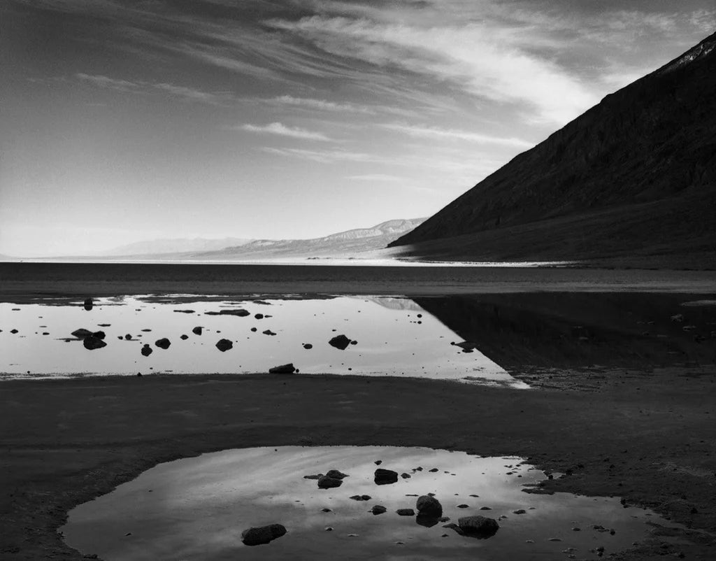Badwater Sky and Pools, Death Valley Shop Alan Ross 