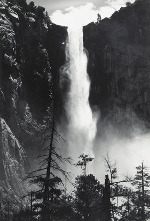 Bridal Veil Fall, Portfolio 3 Original Photograph Ansel Adams 