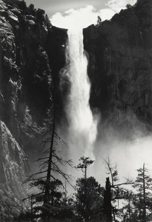 Bridal Veil Fall, Portfolio 3 Original Photograph Ansel Adams 