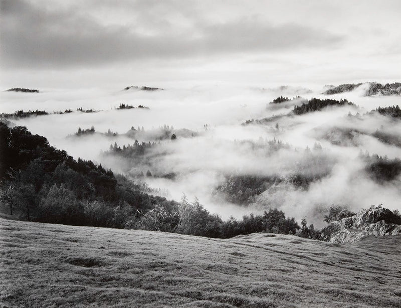Clearing Storm, Sonoma County Hills Original Photograph Ansel Adams 