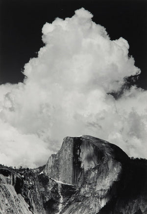 Half Dome, Thunder Cloud Original Photograph Ansel Adams 