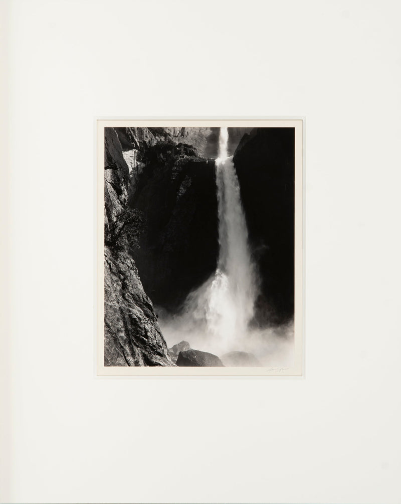 Lower Yosemite Fall Original Photograph Ansel Adams 