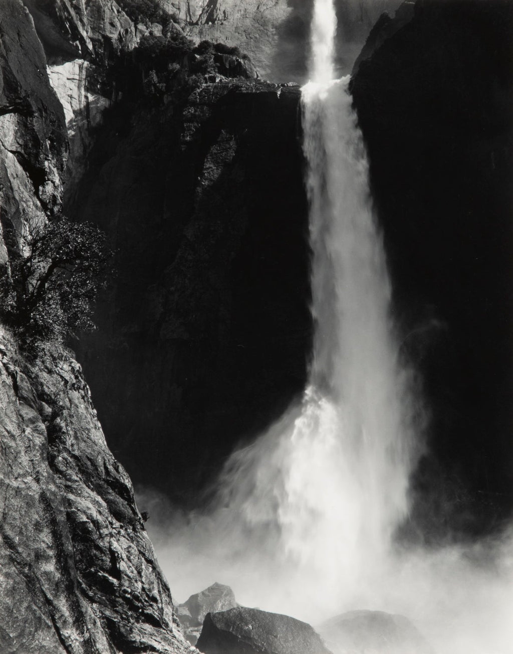 Lower Yosemite Fall Original Photograph Ansel Adams 