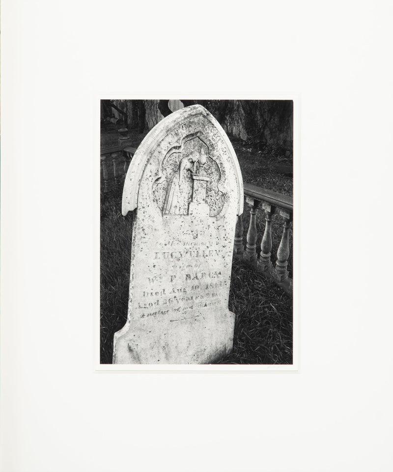 White Tombstone, Laurel Hill, San Francisco Original Photograph Ansel Adams 