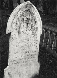 White Tombstone, Laurel Hill, San Francisco Original Photograph Ansel Adams 