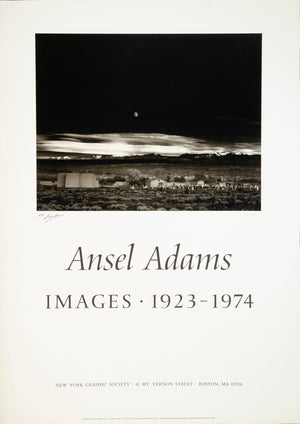 Moonrise, Hernandez, Deluxe Poster Shop_Sign_AAOP Ansel Adams Gallery 