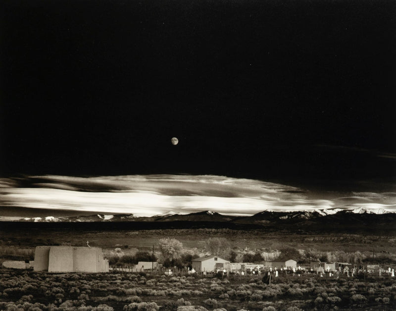 Moonrise, Hernandez, Deluxe Poster Shop_Sign_AAOP Ansel Adams Gallery 