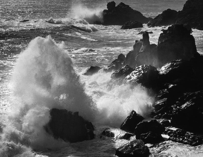 Surf and Rocks, Timber Cove Shop_Medium_Print Ansel Adams 