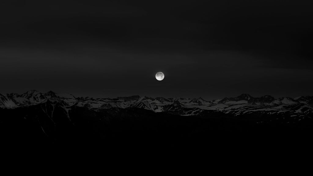 Sierra Crest and Moon, from White Mountains, CA, 2019 Shop_RepArtist Jeffrey Conley 