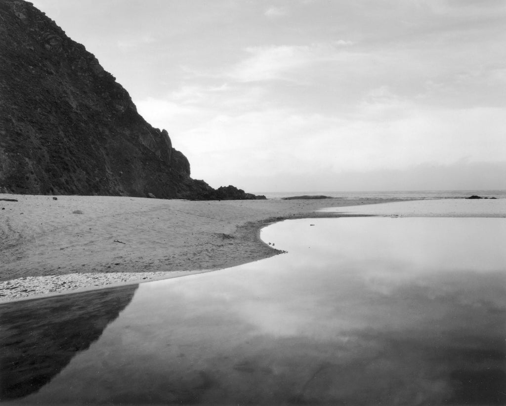 Lagoon, Reflections, Pfeifer Beach Shop Alan Ross 11"x14" 