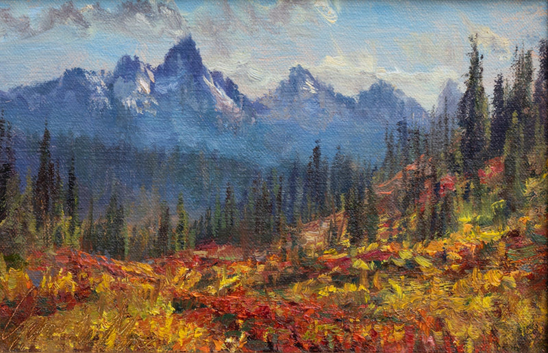 Looking to the Tatoosh Range, Fall Color Shop James McGrew 