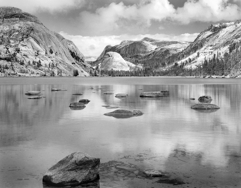 Lake Tenaya, Clouds, Reflections Shop Alan Ross 11"x14" 