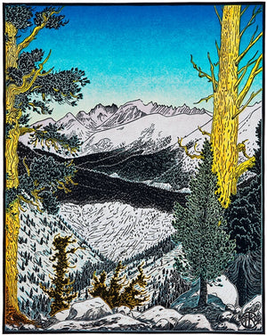 Mt Whitney from Little Claire Lakes Shop Tom Killion 