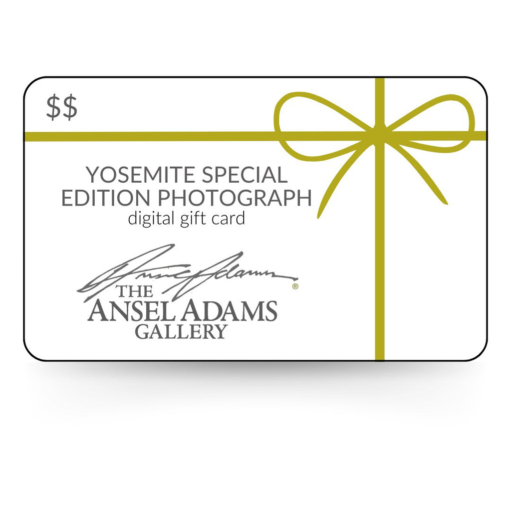 Yosemite Special Edition Photograph Gift Card Gift Cards Ansel Adams Gallery 