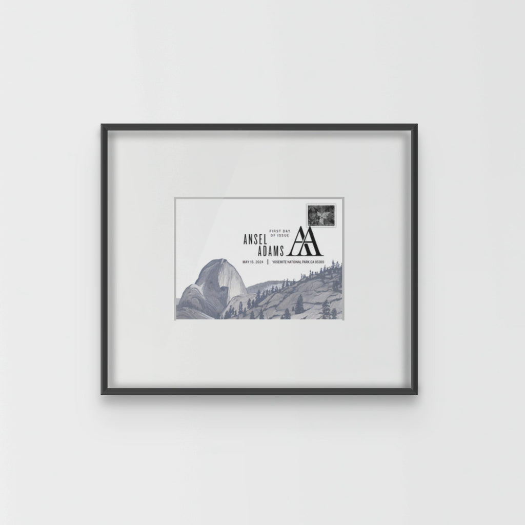 Leaves, Mt. Rainer - Limited Edition Framed Ansel Adams Stamp Shop_Repro_MR Ansel Adams Gallery 