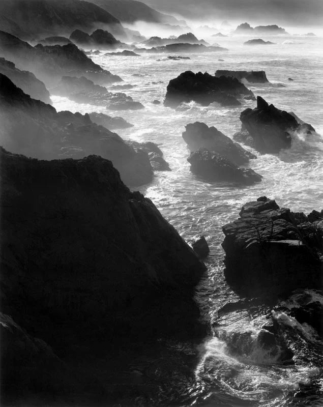 Rocks & Mist, Otter Cove, Big Sur Shop Alan Ross 