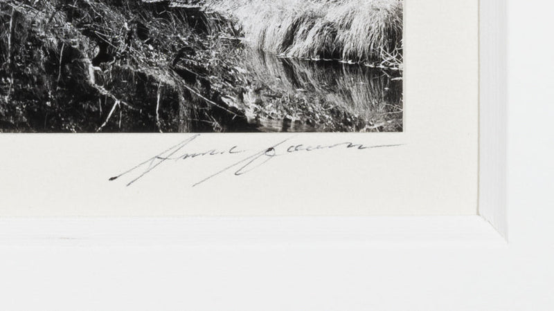Merced River, Cliffs, Autumn Original Photograph Ansel Adams 
