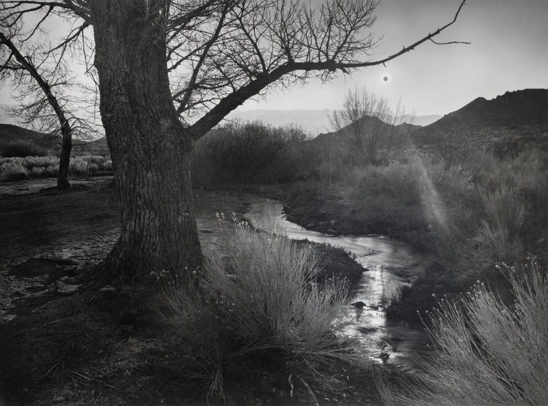 The Black Sun, Tungsten Hills Original Photograph Ansel Adams 