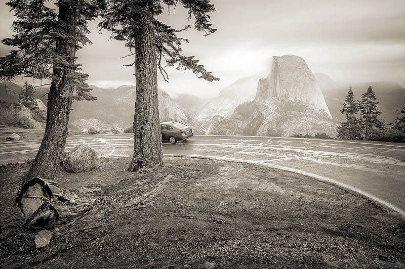 Half Car from the Glacier Point Road Shop Ted Orland 