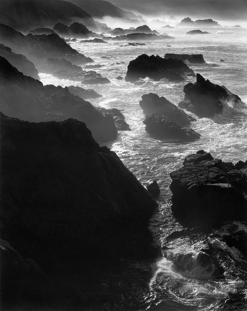 Rocks and Mist, Otter Cove Alan Ross 11"x14" 