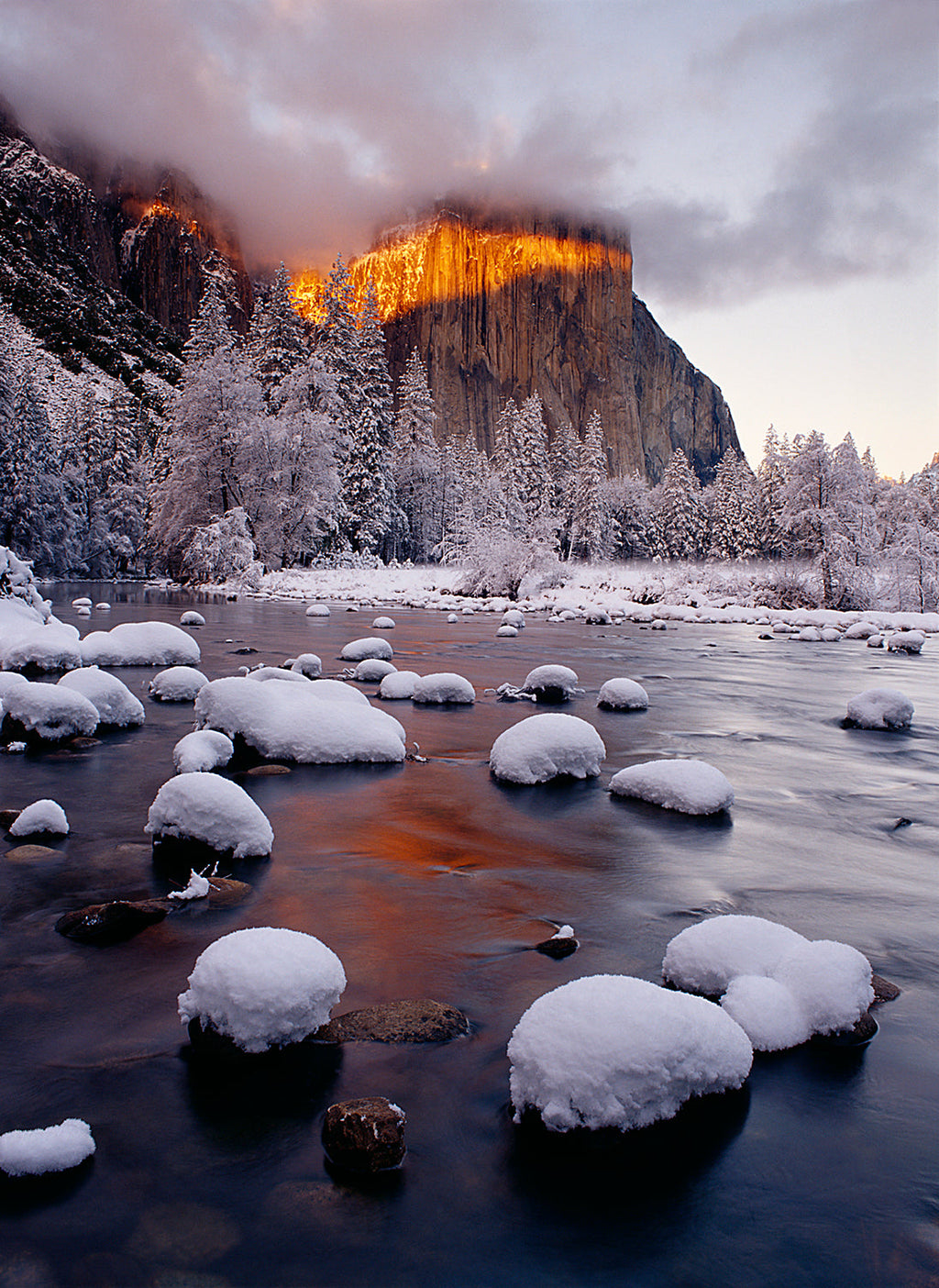 Band of Light on El Capitan, Yosemite National Park Shop Michael Frye 16"x20" 