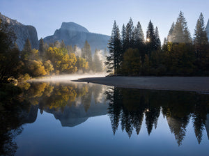 Autumn Sunrise, Half Dome and the Merced River, Yosemite Shop Michael Frye 16"x20" 