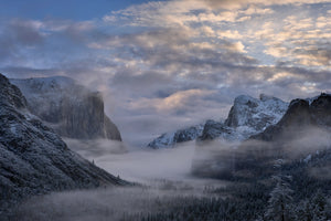Winter Sunrise from Tunnel View, Yosemite Shop Michael Frye 