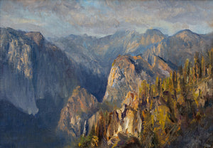 Clearing Thunderstorm Over the Valley of Ahwahnee Shop James McGrew 