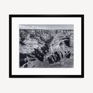 Grand Canyon, Bright Angel Canyon Shop Ansel Adams Gallery Framed Standard 8x10" Black Wood