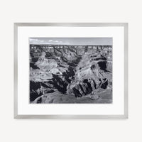 Grand Canyon, Bright Angel Canyon Shop Ansel Adams Gallery Framed Standard 8x10" German Silver Metal