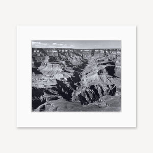 Grand Canyon, Bright Angel Canyon Shop Ansel Adams Gallery Framed Standard 8x10" White Wood