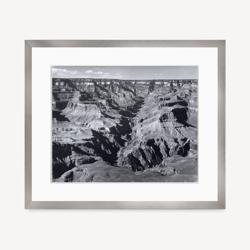 Grand Canyon, Bright Angel Canyon Shop Ansel Adams Gallery Framed Standard 8x10" Graphite Metal