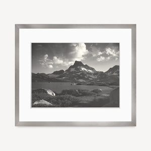Banner Peak, Thousand Island Lake Shop Ansel Adams Gallery Framed Standard 8x10" Graphite Metal