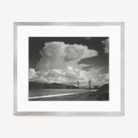 Golden Gate From Baker Beach Shop Ansel Adams Gallery Framed Standard 8x10" German Silver Metal