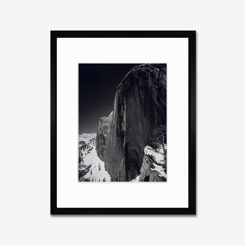 Monolith, The Face of Half Dome Shop Ansel Adams Gallery Framed Standard 8x10" Black Wood