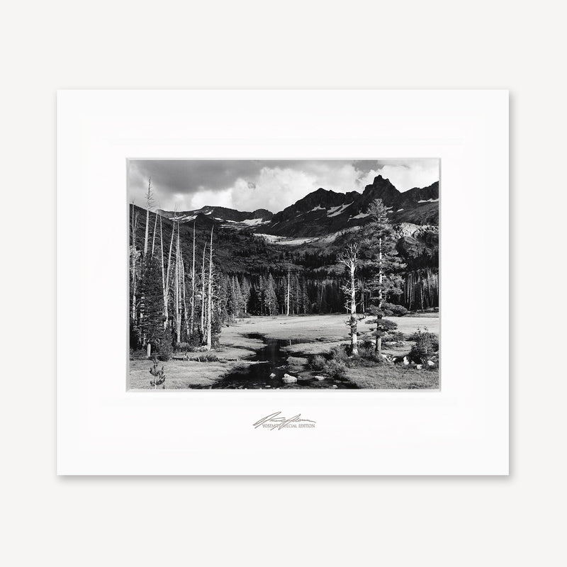 Mt. Ansel Adams, Lyell Fork Shop Ansel Adams Framed Standard Premium Gray Welded Frame 