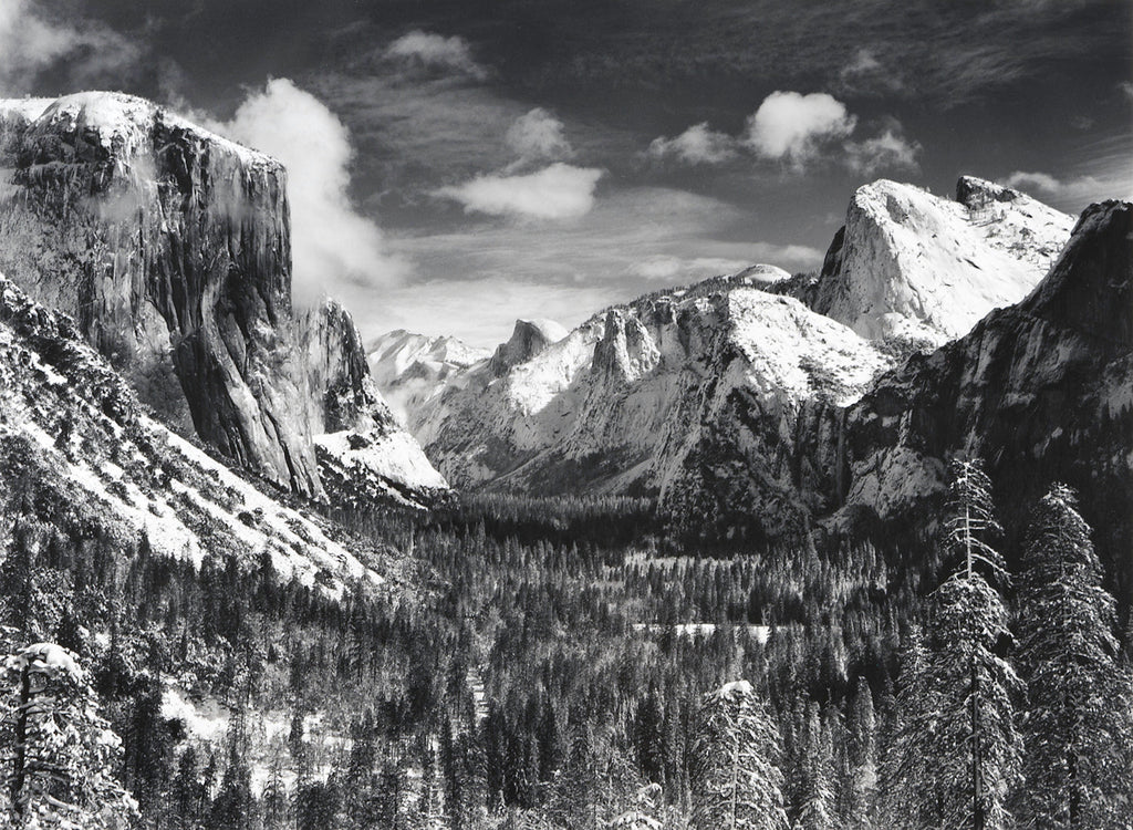 Yosemite Valley Winter Shop Ansel Adams 