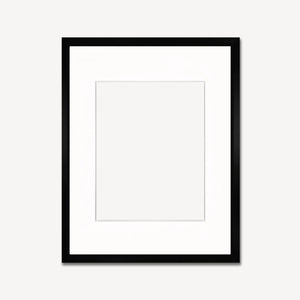 Black Wood Frame for Modern Replicas Framing Size 1 - 8x10 