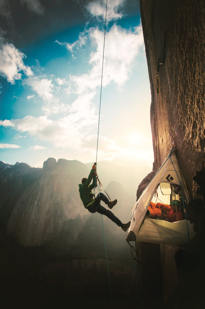 Tommy Caldwell and Kevin Jorgensen, on the first free ascent of the Dawn Wall, 2015 <b>CONTEMPORARY ART</b> Yosemite Climbing 