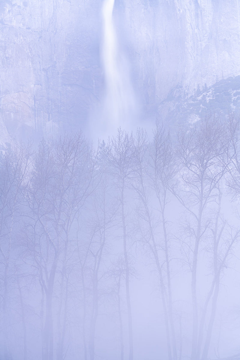 Dawn Mist and Upper Yosemite Fall, Yosemite National Park, California 2021 Shop William Neill 11"x14" 