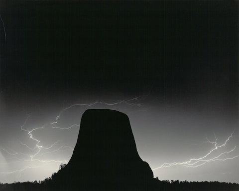 Bob Kolbrener (CA), Lightning - Devils Tower (Wyoming) (Lot 3010