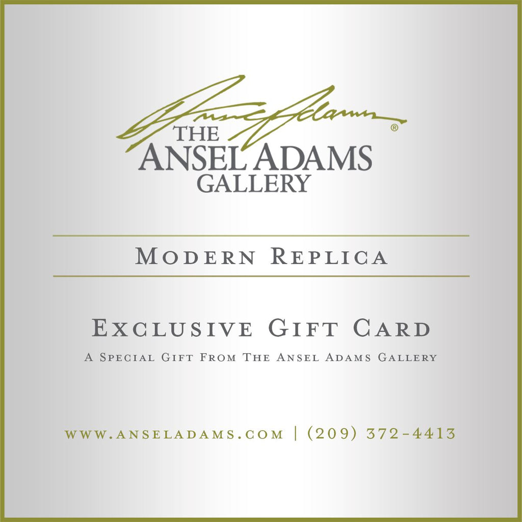 Modern Replica Gift Card Gift Cards Ansel Adams Gallery 