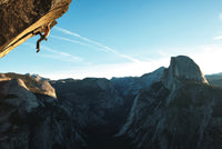 Dean Potter on the first free solo ascent of Heaven, Glacier Point Apron, 2001 <b>CONTEMPORARY ART</b> Yosemite Climbing 