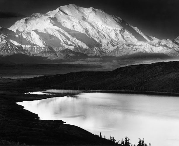 Mount McKinley and Wonder Lake - Large Print Rolled Ansel Adams Exclusives Ansel Adams 