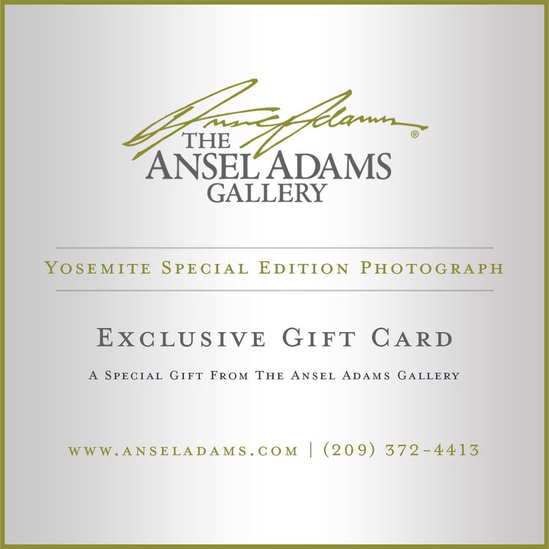 Yosemite Special Edition Photograph Gift Card Gift Cards Ansel Adams Gallery 