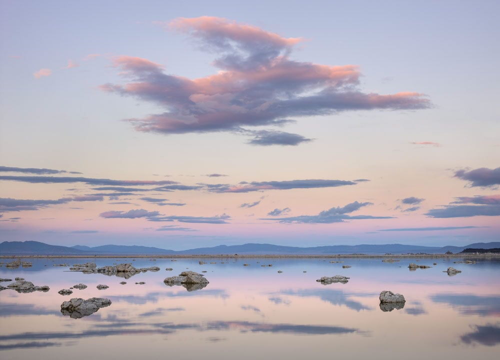 Sunset Light, Clouds, Mono Lake Shop Charles Cramer 