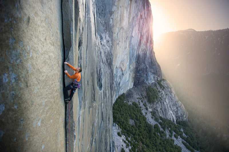 Tommy Caldwell on Mescalito, El Capitan <b>CONTEMPORARY ART</b> Yosemite Climbing 